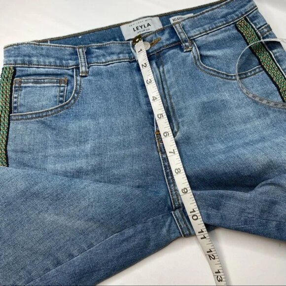 New Look LEYLA Relaxed Skinny Jeans New Look Medium Wash, Size 6P - Picture 12 of 12